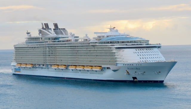 Allure of the seas sunset Picture of Allure of the Seas royal Caribbean cruise line