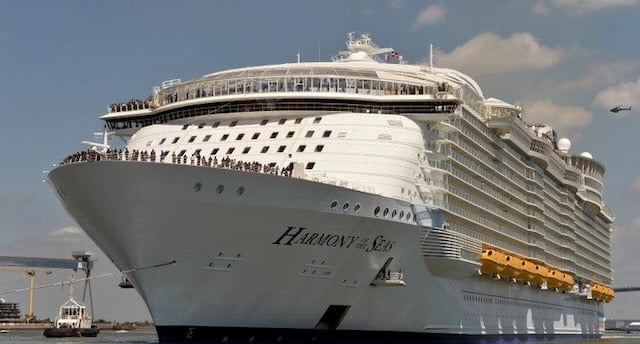 Harmony of the Seas docked