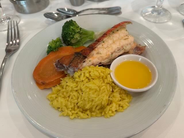 Lobster Tail on Royal Caribbean Cruise
