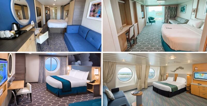 Oceanview Cabins on Royal Caribbean Cruise Line