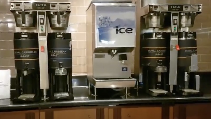 9 Totally Free Drinks on Royal Caribbean Cruises - Ice machine, coffee maker machines
