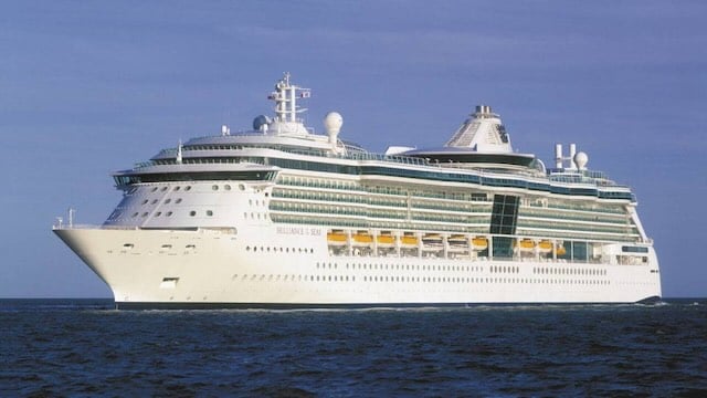 Brilliance of the Seas in the water