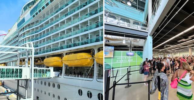 Embarkation day on Royal Caribbean Cruise ship travel tips