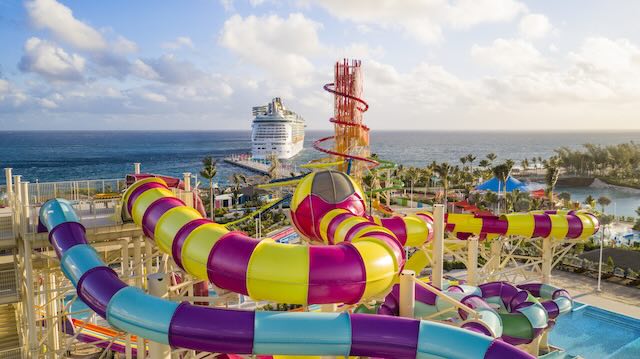 Perfect Day at CocoCay Slide Highlights royal caribbean water slides