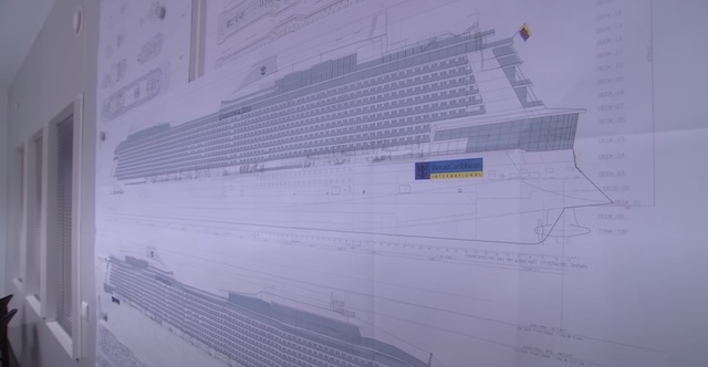Quantum of the Seas blueprint how a ship is made