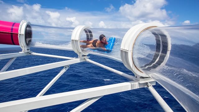 Riptide royal caribbean cruise water slide