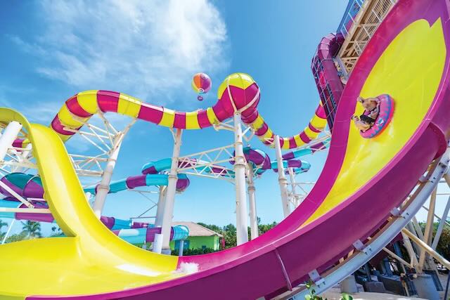 Slingshot water slide ride rccl cruise