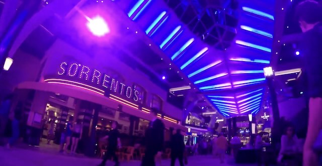 Sorrento's Pizza at night on Harmony of the Seas Royal Caribbean review