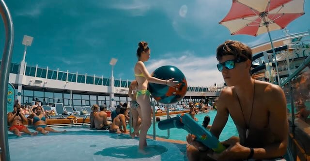 Squirt guns on Harmony of the Sea Royal Caribbean