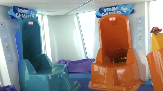 Storm chasers water slide royal caribbean