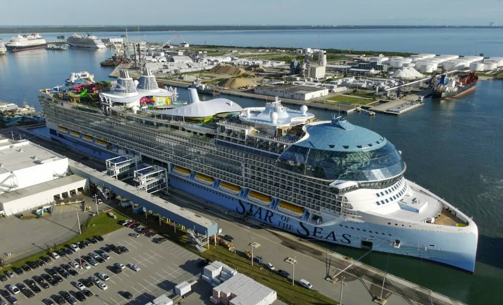 Star of the Seas Port Canaveral during the day docked Florida