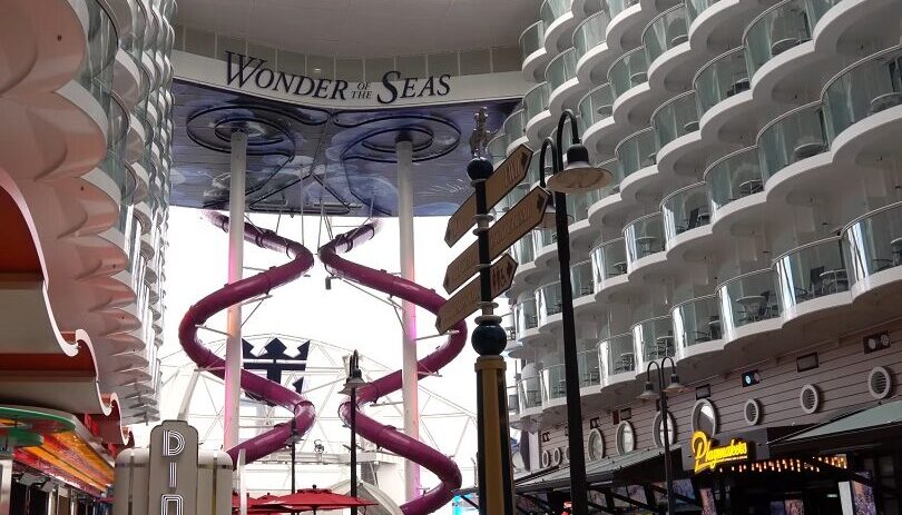 wonder of the seas cabins to avoid: obstructed view balconies with slide obstruction