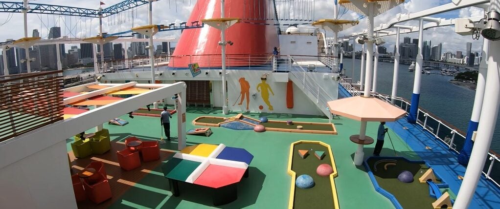 Carnival Horizon's sports square