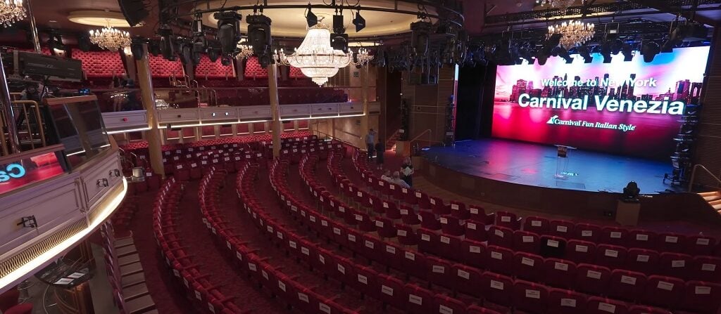 Carnival Venezia—A classic Italian-style theater 