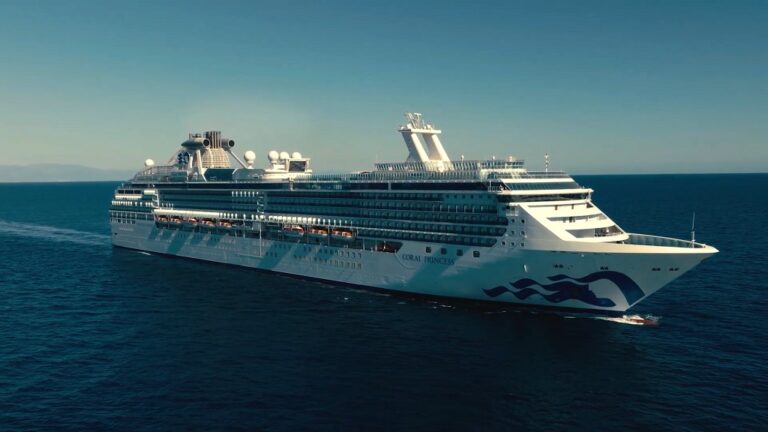 Coral Princess Review: A Princess cruise ship exterior photo