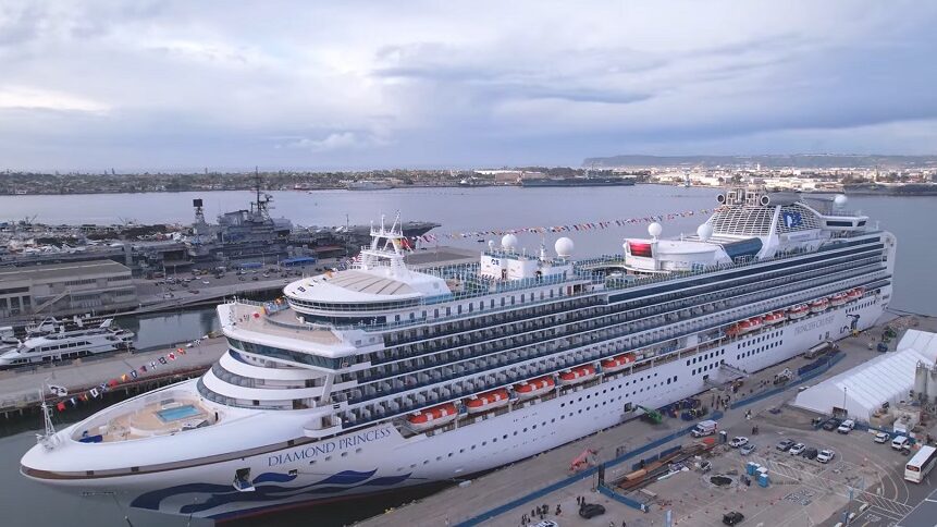 Princess Diamond, Princess cruise ship exterior photo