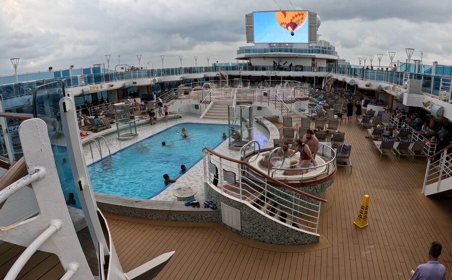 Pool area of Princess regal princess