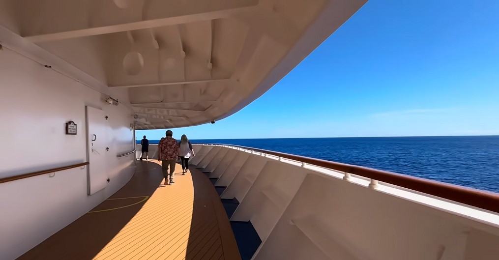 Ruby Princess Aft Cabin at Stern Sensitive to Seasickness