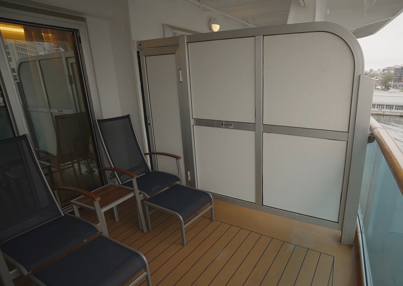 Ruby Princess aft cabins ocean view