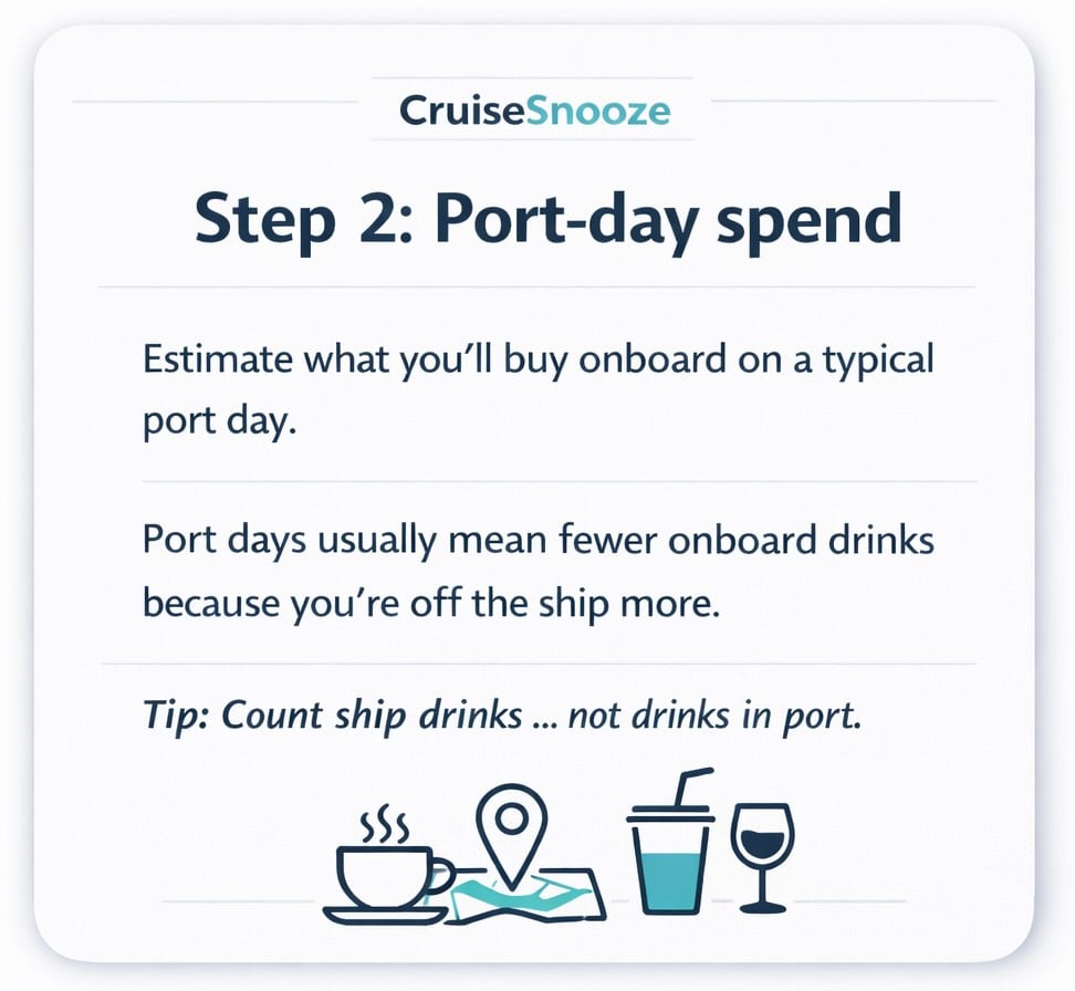 CruiseSnooze Step 2 Drink Package