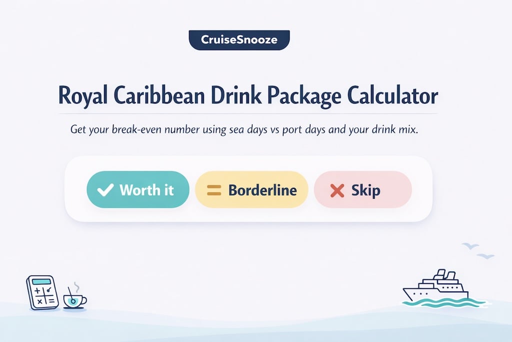 Royal Caribbean Drink Package Calculator … Is It Worth It for You