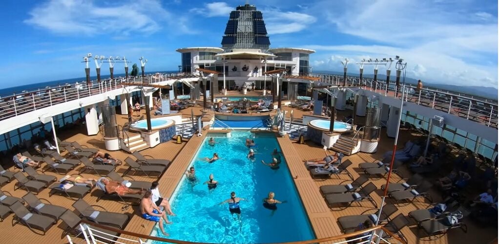 Celebrity Constellation Review: Celebrity Constellation Pool Deck
