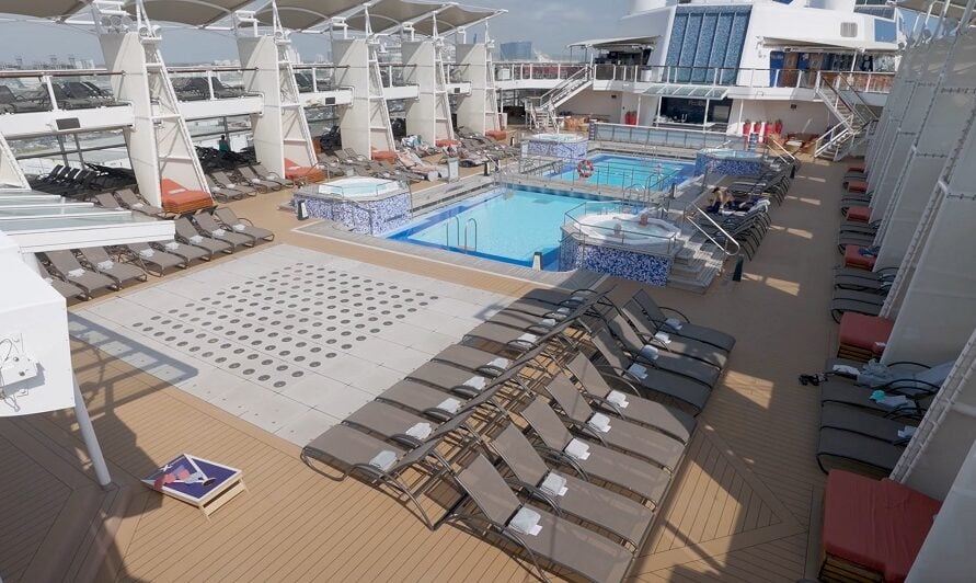 Celebrity Eclipse review: Celebrity Eclipse pool deck
