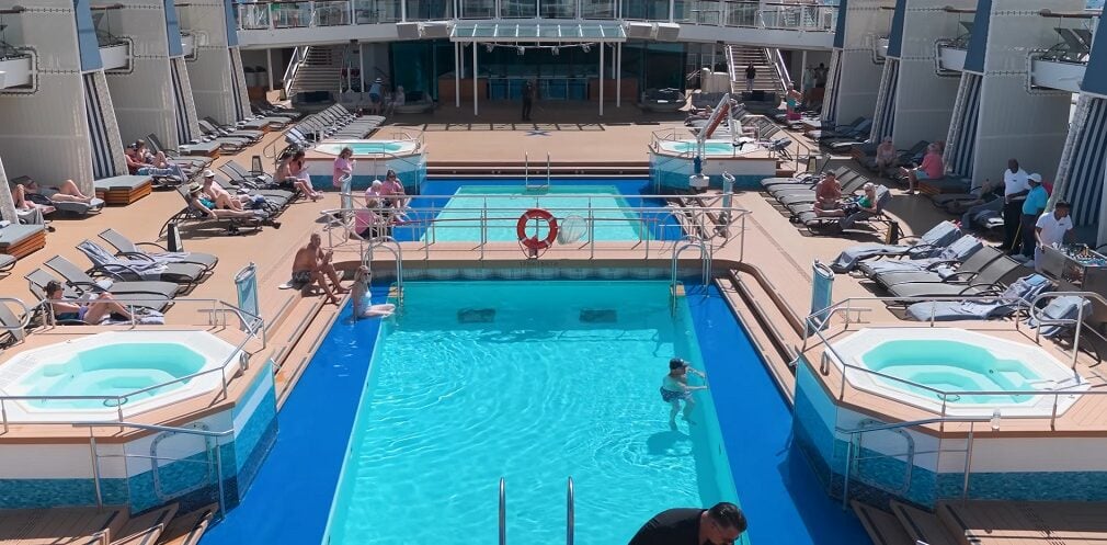 Celebrity equinox review: Celebrity Equinox pool deck