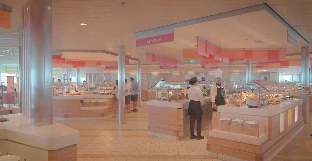 Celebrity Reflection Review: Celebrity reflection ocean cafe