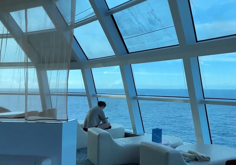 Celebrity Solstice review: Celebrity Solstice sky observation lounge ocean view