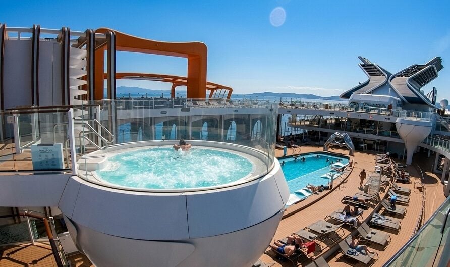 Celebrity Xcel review: Celebrity Xcel pool deck