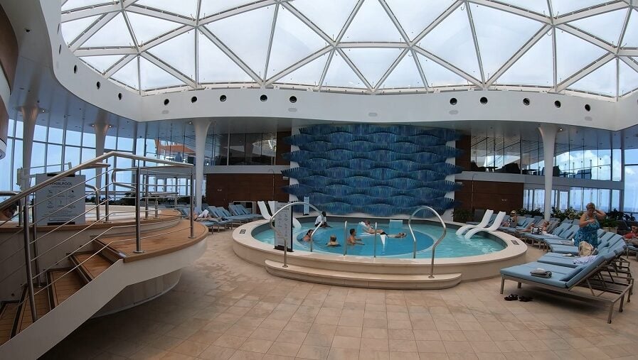 celebrity edge review: Celebrity edge solarium pool
