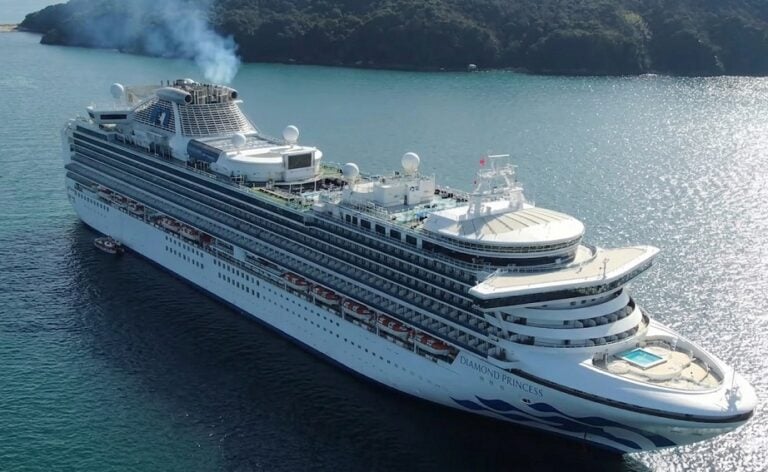 Diamond Princess Review: Exterior view of princess diamond princess