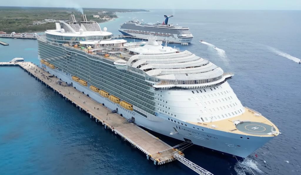 Harmony of the seas rccl cruisesnooze biggest ships in the world