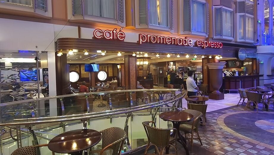 Liberty of the Seas restaurants ranked: Liberty of the Seas Cafe Promenade Espresso