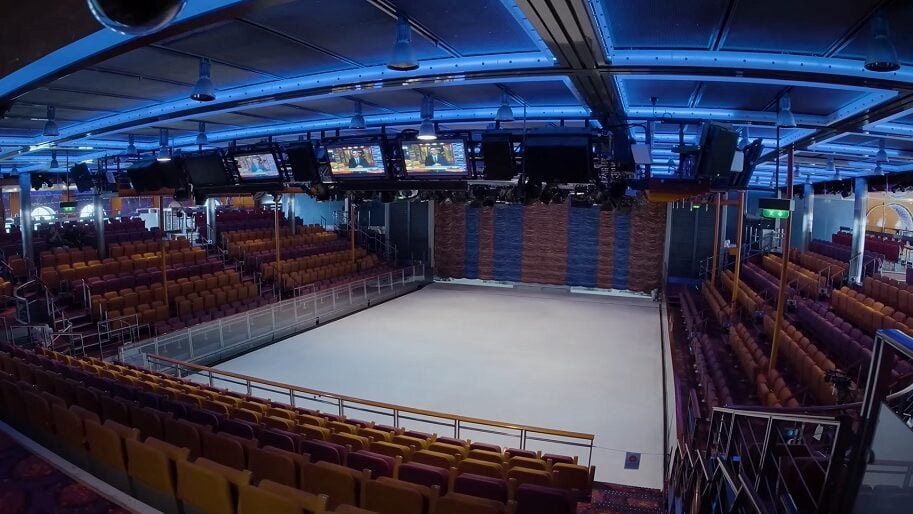 Things to Do on liberty of the Seas: Liberty of the Seas studio B for Ice skating show