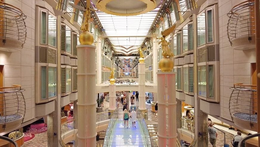 freedom of the seas for adults: royal promenade