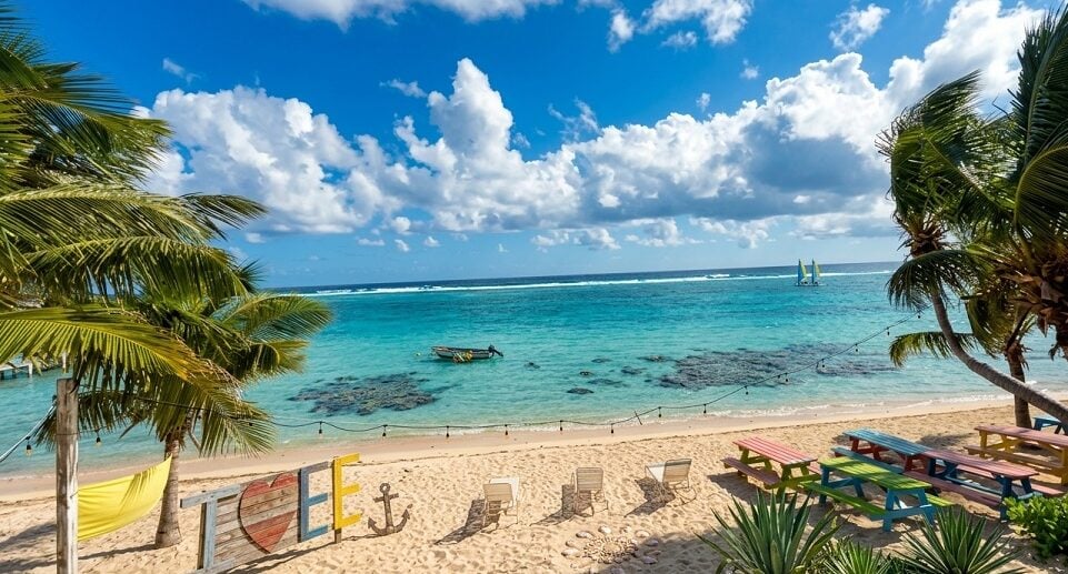 George Town Grand Cayman Cruises: Beach view on the George Town Grand Cayman Island