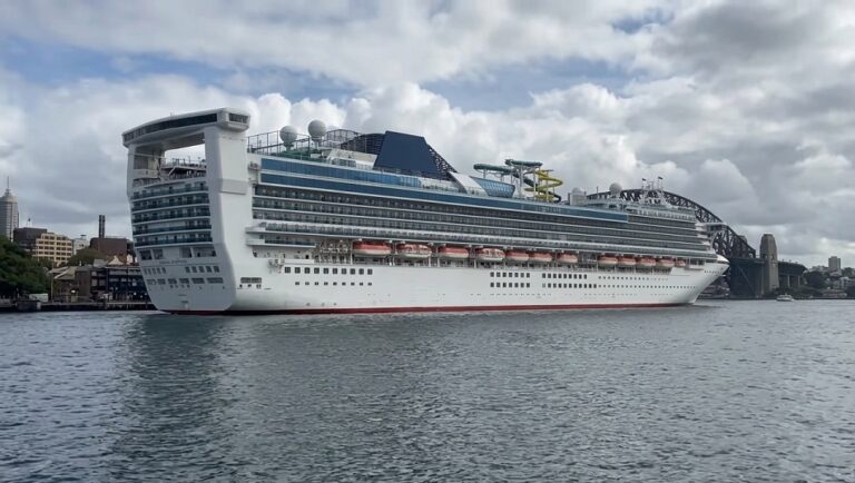 Carnival Adventure Review: Carnival Adventure Cruise ship Backview