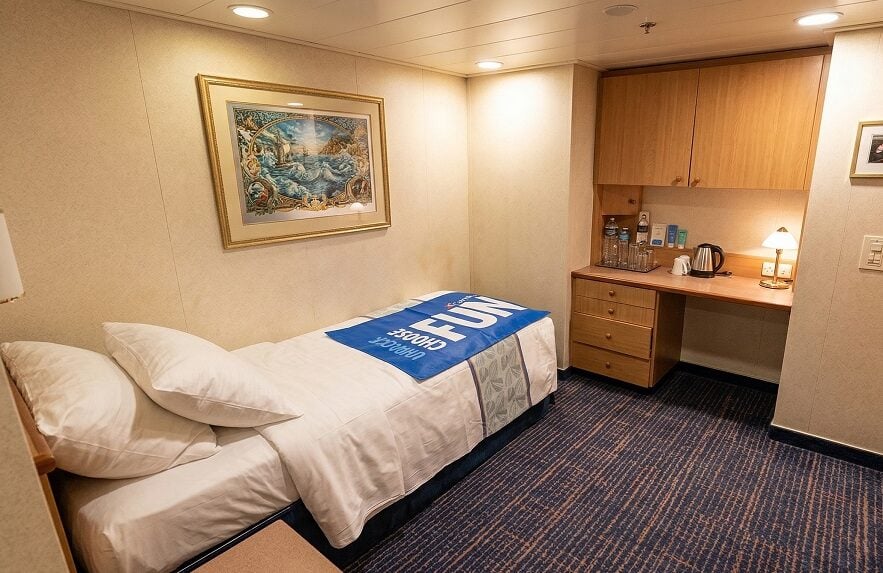 Carnival Conquest Review: Carnival Conquest Cabin Interior