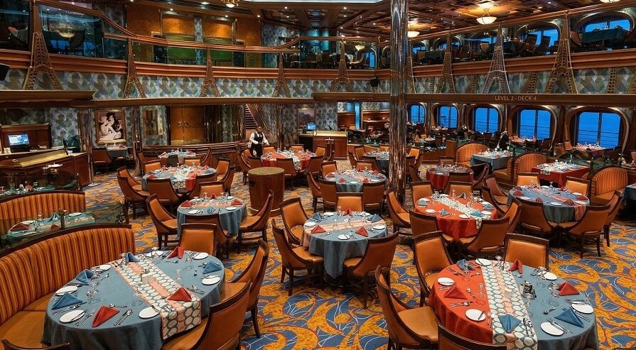 Carnival Conquest Review: Carnival Conquest Main Dining Area
