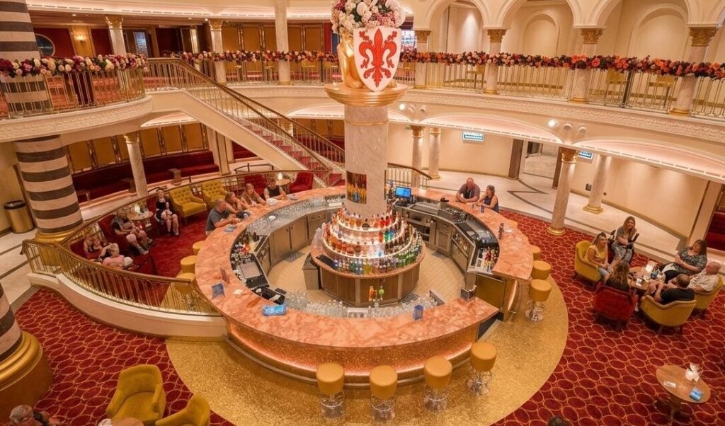 Carnival Firenze Review: Carnival Firenze Atrium Area