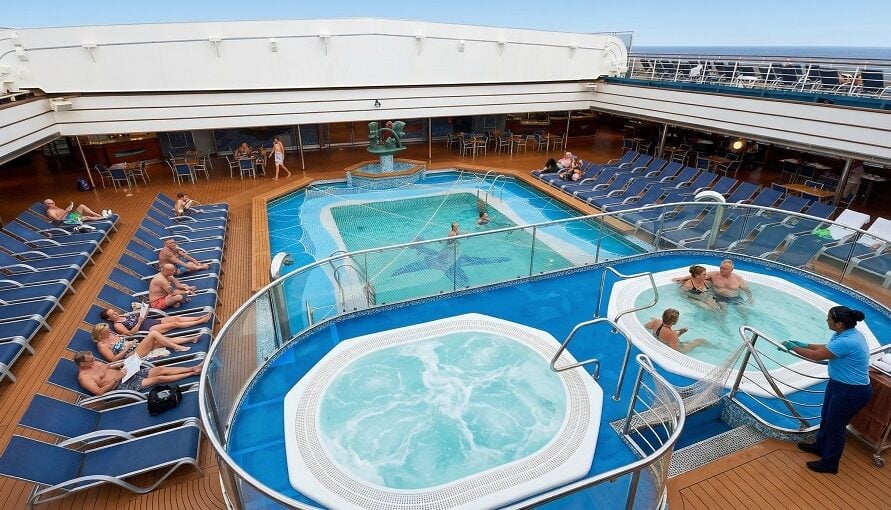 Carnival Glory Review: Carnival Glory Azure Lido Pool View