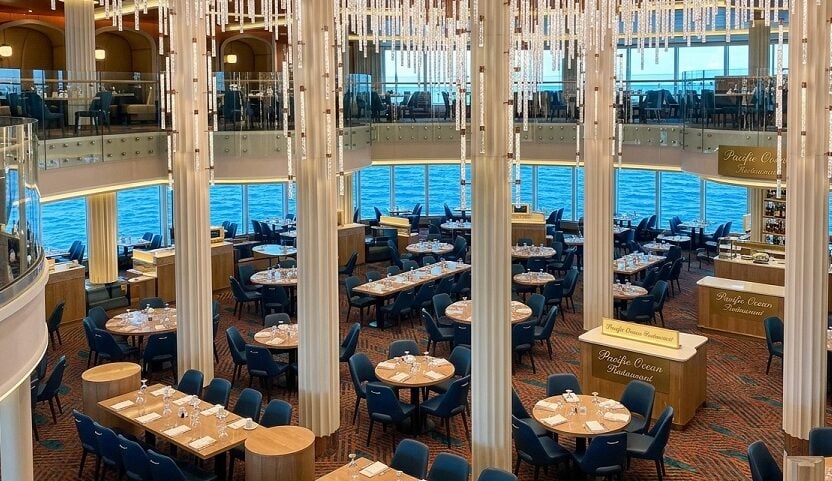Carnival Jubilee Review: Carnival Jubilee Pacific Ocean Restaurant
