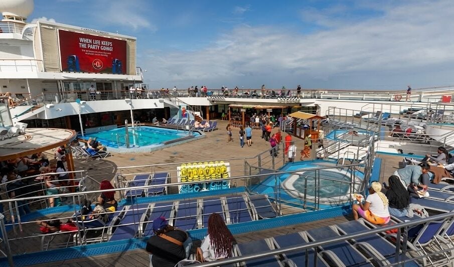 Carnival Liberty Review: Carnival Liberty Pool Deck