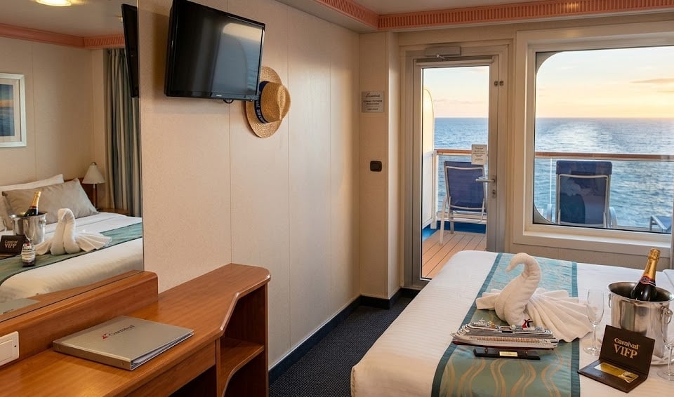 Carnival Splendor Review: Carnival Splendor Aft cabin