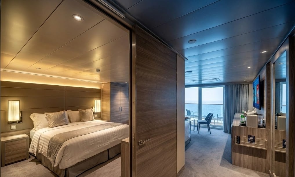 MSC Cruises connecting cabin view