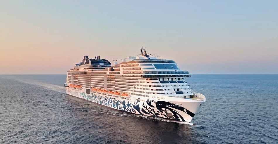 MSC Euribia Cruise Ship View