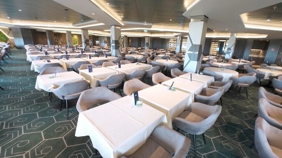 MSC World America Main Dinning Area
