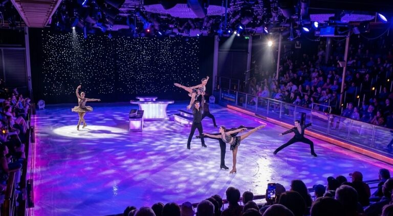Royal Caribbean Ice Skating show view
